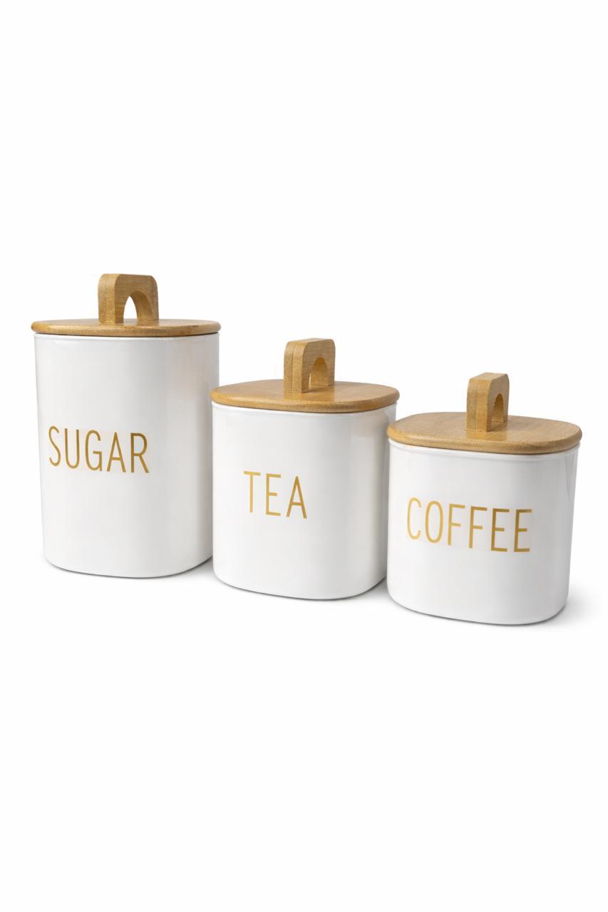 3-Piece Kitchen Storage Canister Set