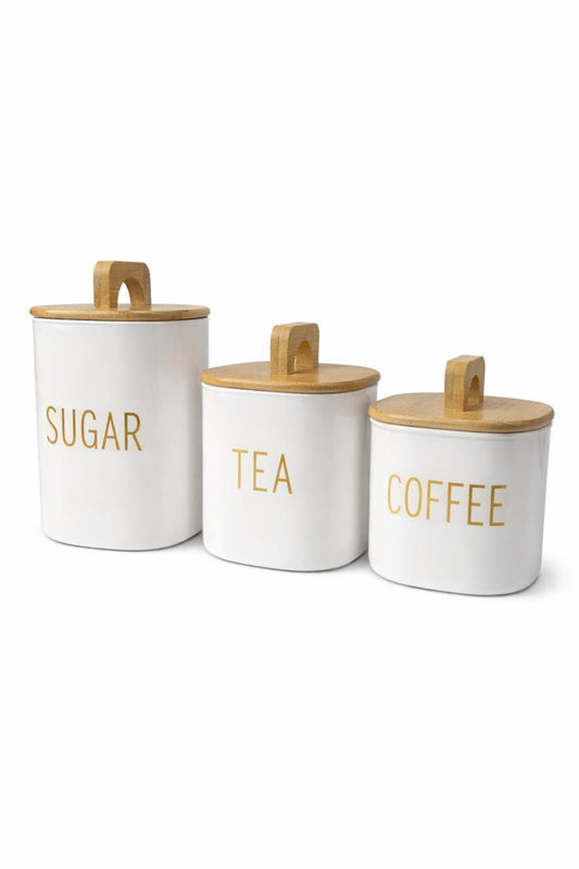 3-Piece Kitchen Storage Canister Set