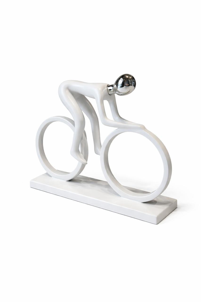 Modern Cyclist Decorative Figurine