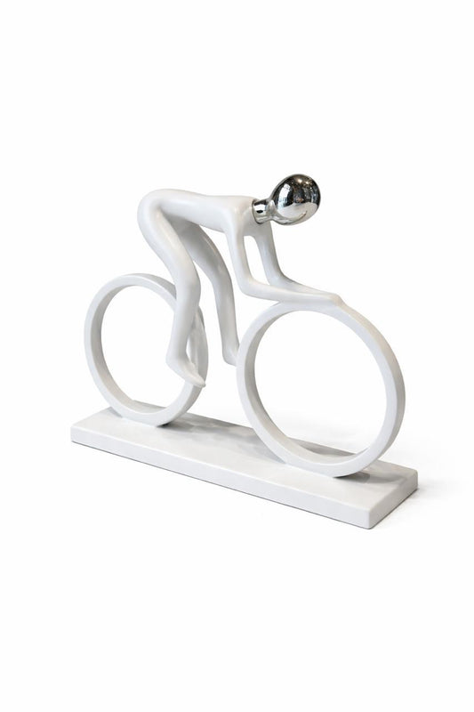 Modern Cyclist Decorative Figurine