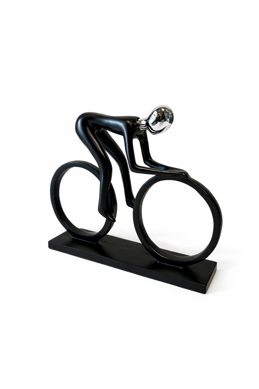 Modern Cyclist Decorative Figurine