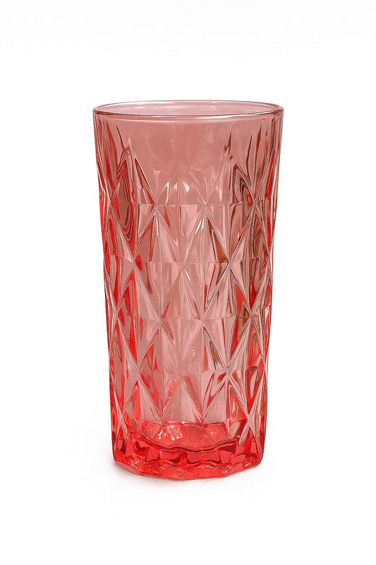 Ruby Prism Glass - Set of 6