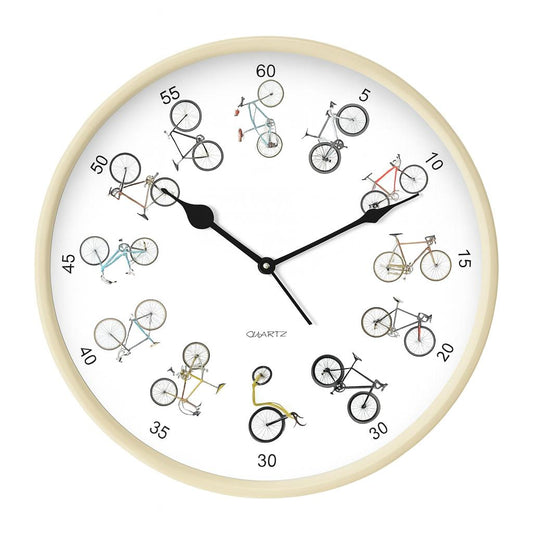 Contemporary Black & White Clock