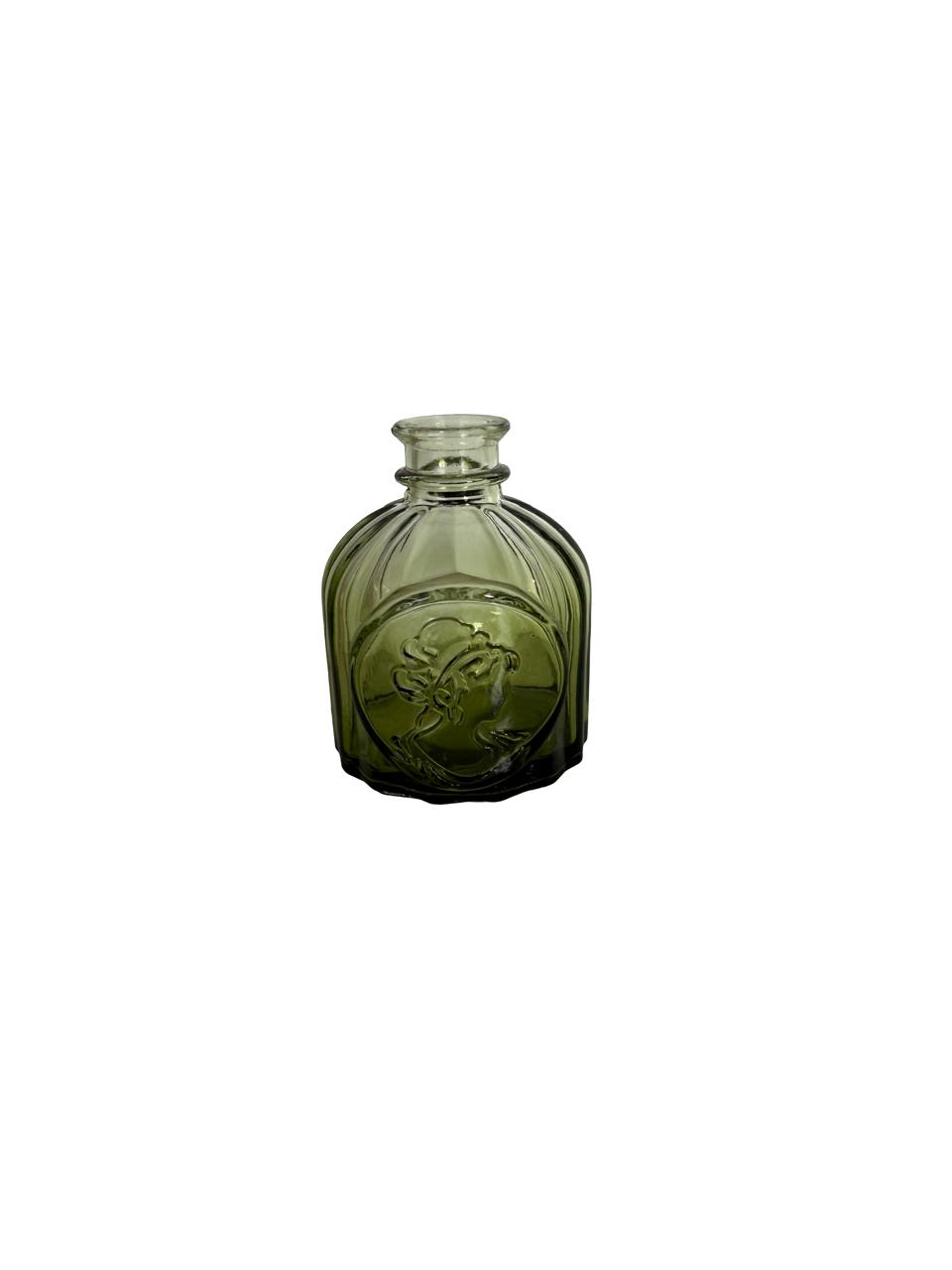 Embossed Glass Mini Vase – Textured Design / Per Each