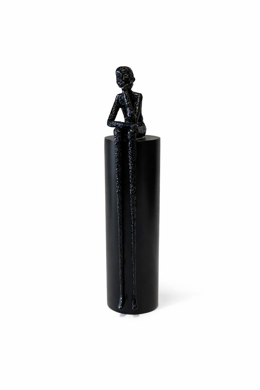 Modern Abstract Sitting Figurine