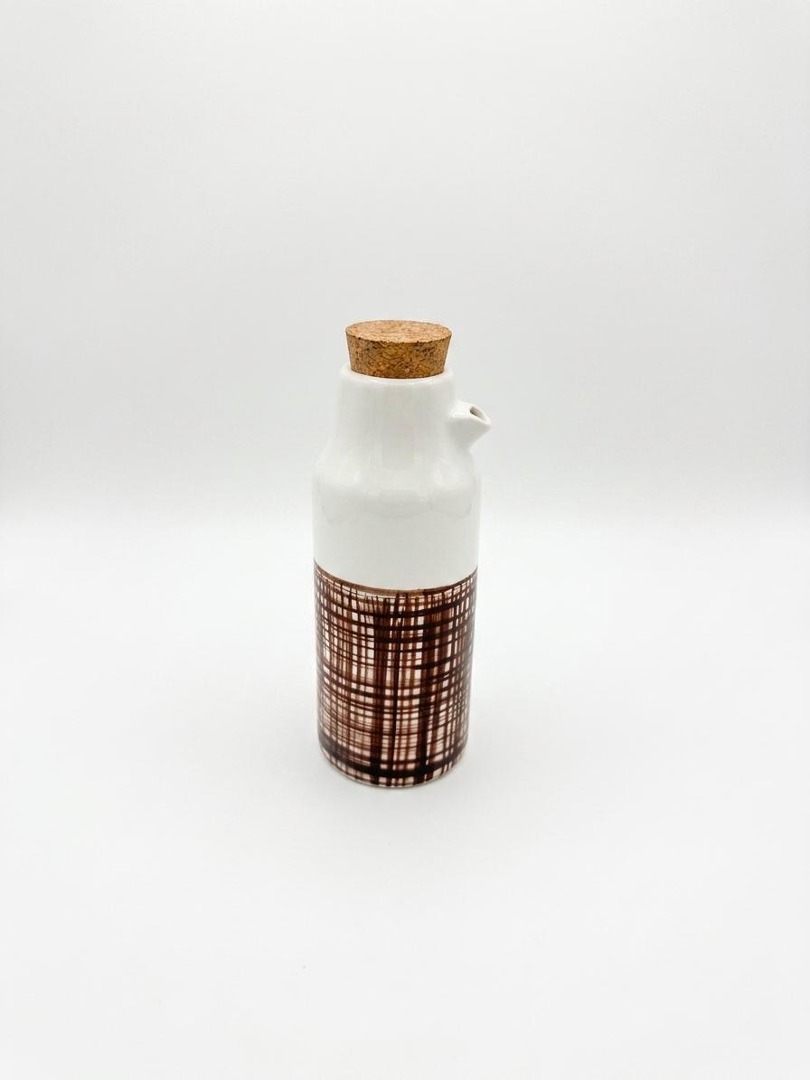 Ceramic Oil Bottle with Cork Lid