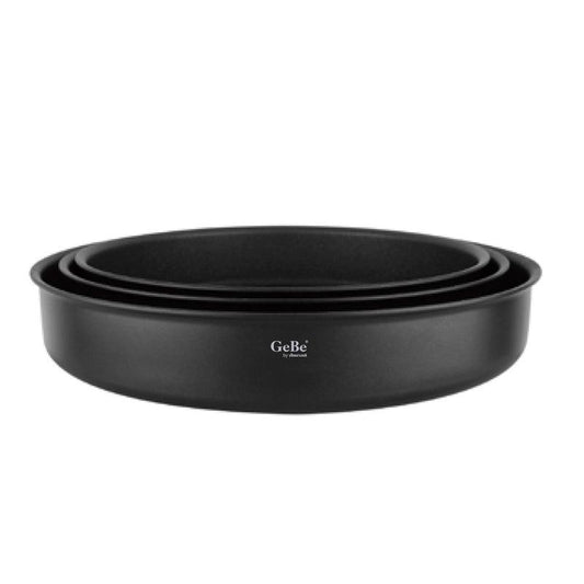 Non-Stick Round Baking Pan Set – GeBe Collection (3-Piece)