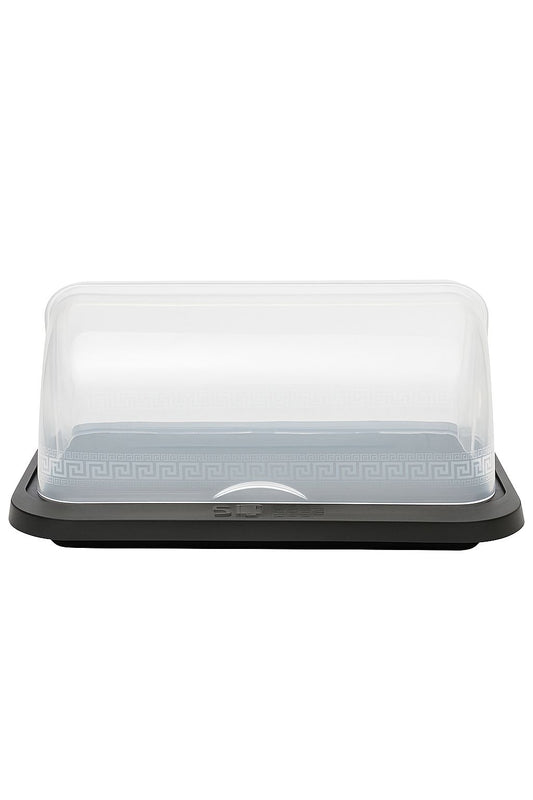 Rectangular Bread Box with Clear Lid