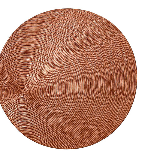 Copper Swirl Leather Placemat