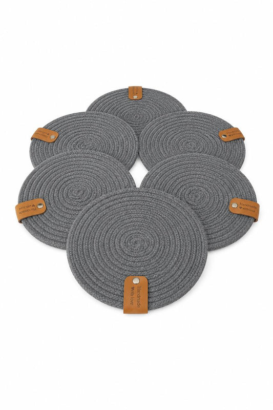 Woven Coaster Set (6pcs)