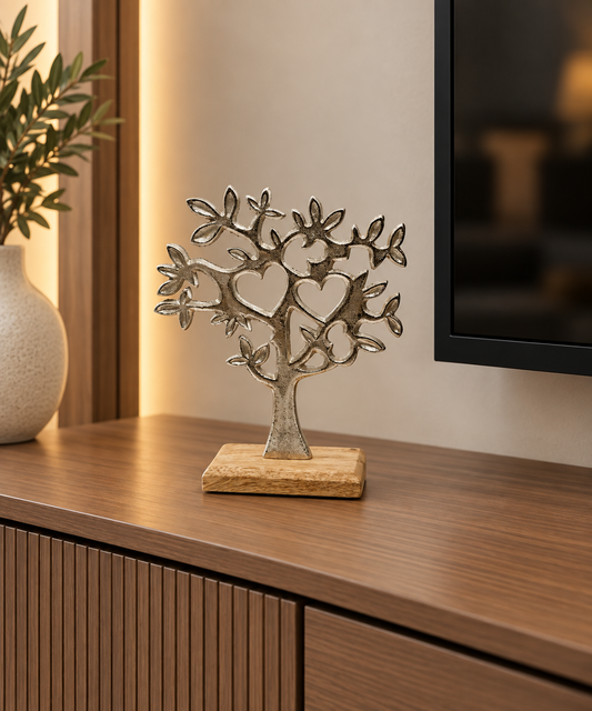Decorative Heart Tree Sculpture