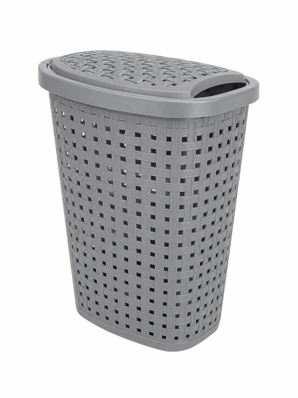 Woven Laundry Hamper with Lid
