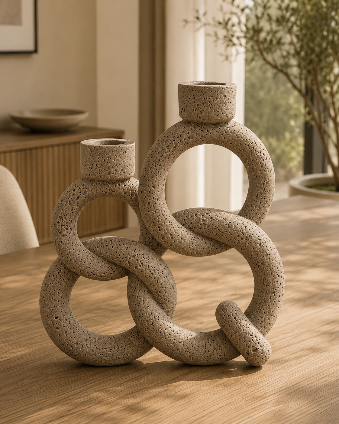 Linked Candle holder Set