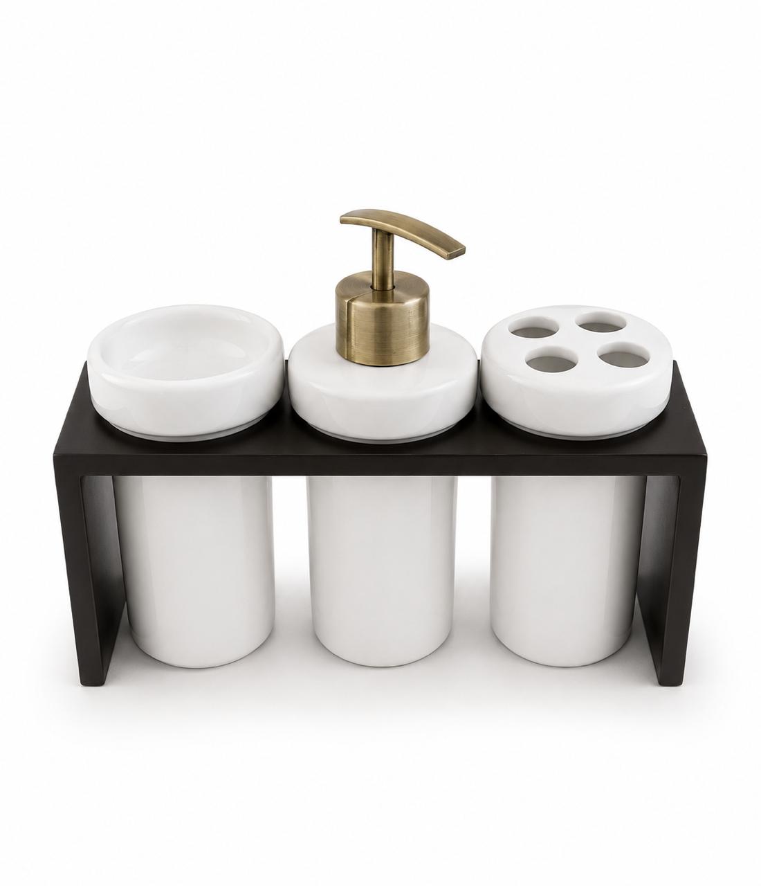 Modern Bathroom Organizer Set