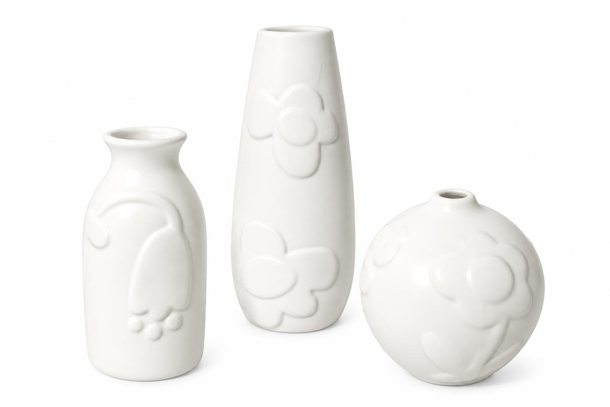 Floral Accent Vase Set