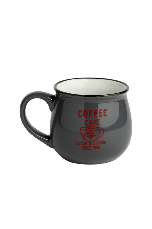 Retro Café Porcelain Mug – “Coffee House” Edition
