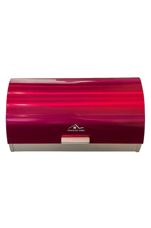 Metallic Red Bread Box