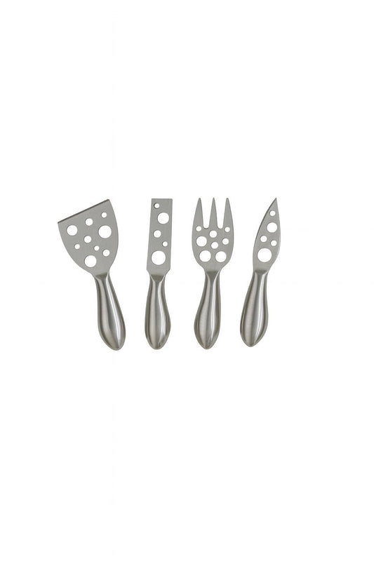 Stainless Steel 4-Piece Cheese Knife Set