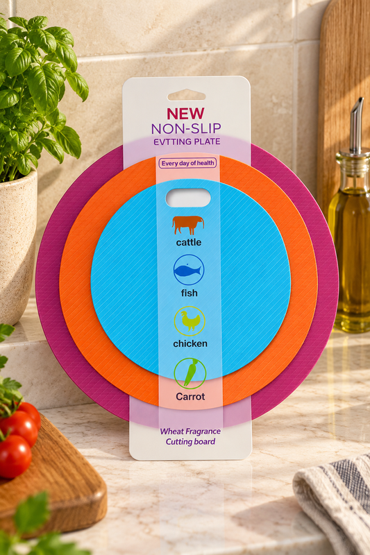Color-Coded Non-Slip Cutting Board - Set of 3
