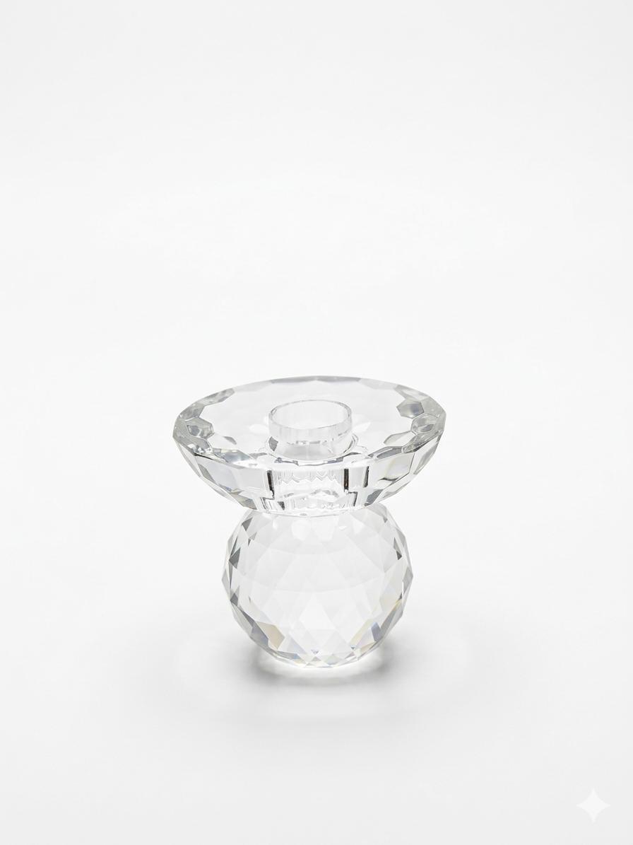 Crystal Cut Candle Holder