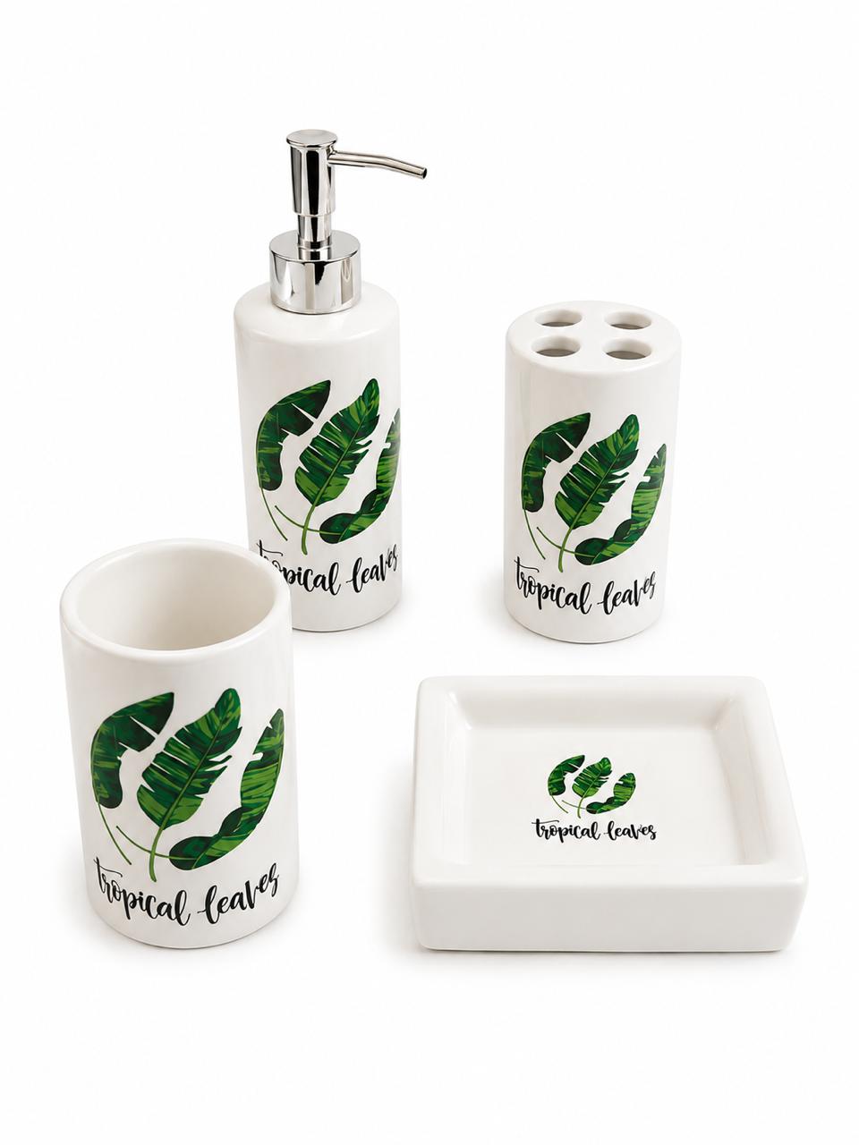 Tropical Botanical Vanity Set