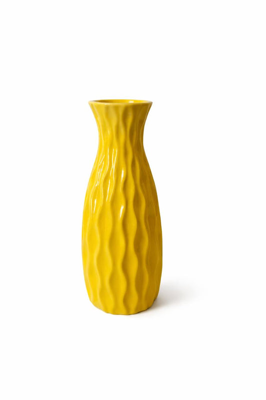Decorative Textured Vase - 18 cm