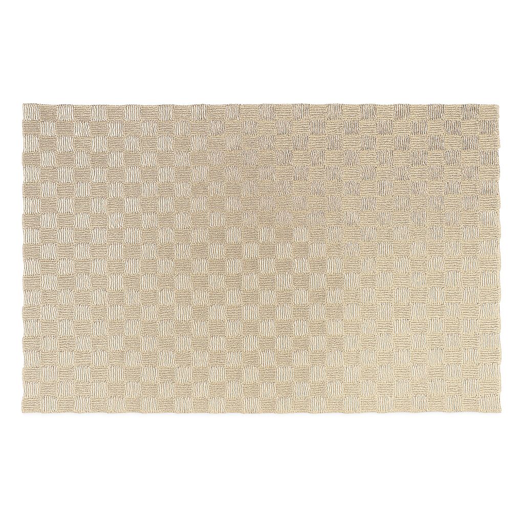 Champagne Woven Check Placemat - Set of 6