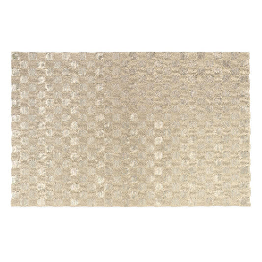 Champagne Woven Check Placemat - Set of 6