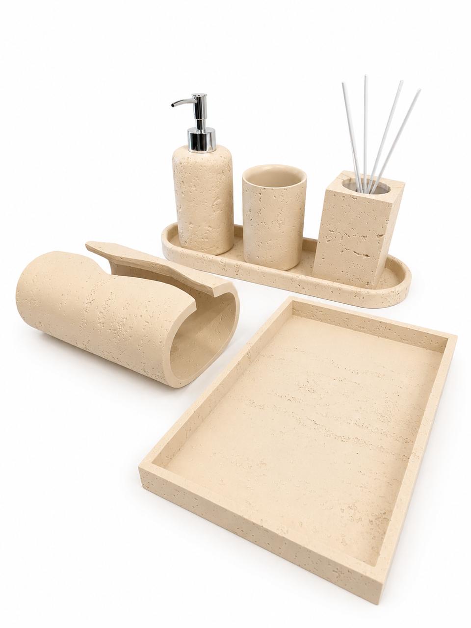 Luxury Bathroom Accessories & Organizer Set