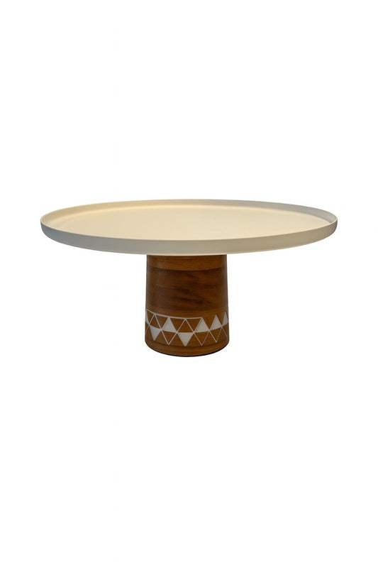 Wood & Cake Stand – Modern Rustic Display