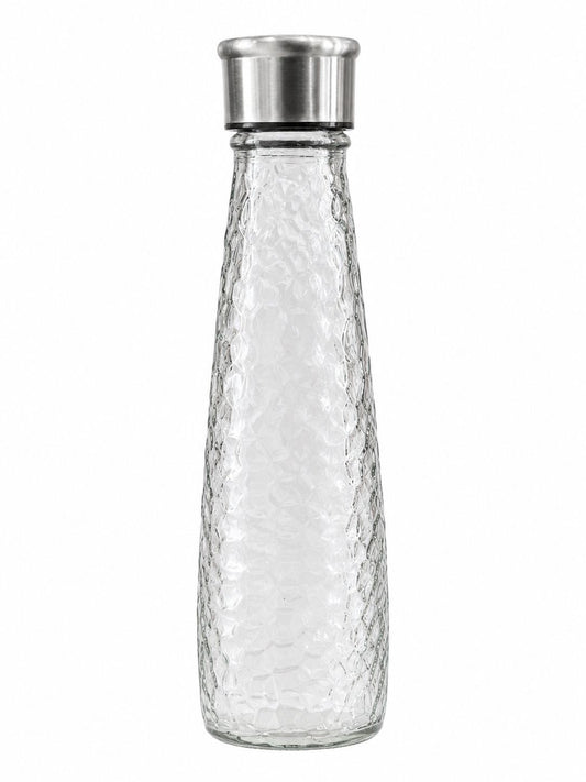 Textured Glass Water Bottle 750ML