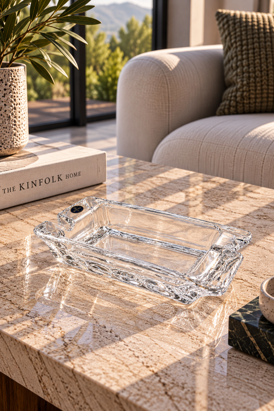 Bohemia Crystal Ashtray – Timeless European Elegance