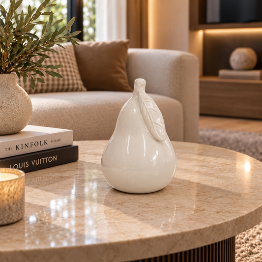 Decorative Pear Sculpture