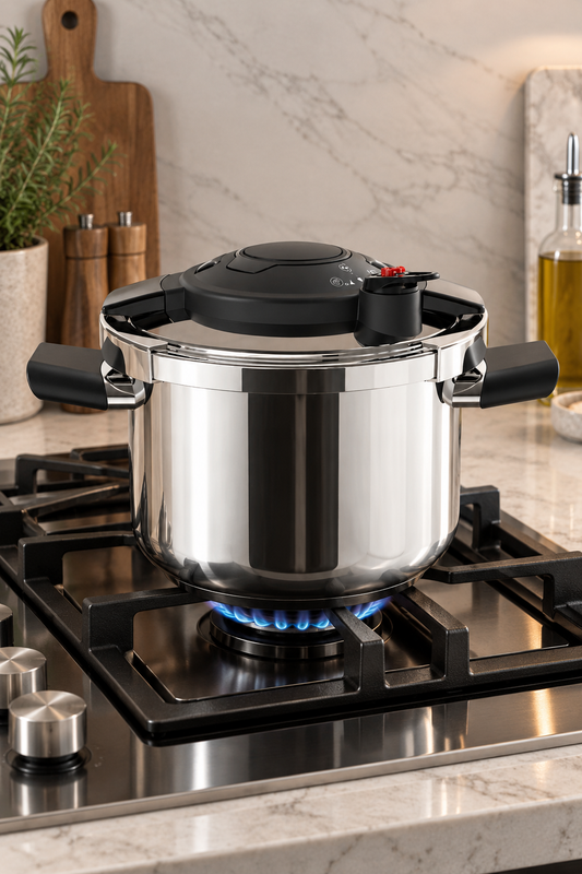 Stainless Steel Pressure Cooker – Fast & Flavorful Cooking 7L