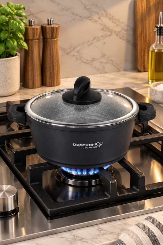Dosthoff Premium Non-Stick Casserole with Glass Lid
