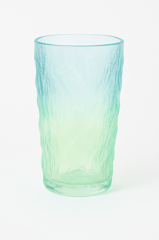 Ocean Mist Wave Glass - Set of 6