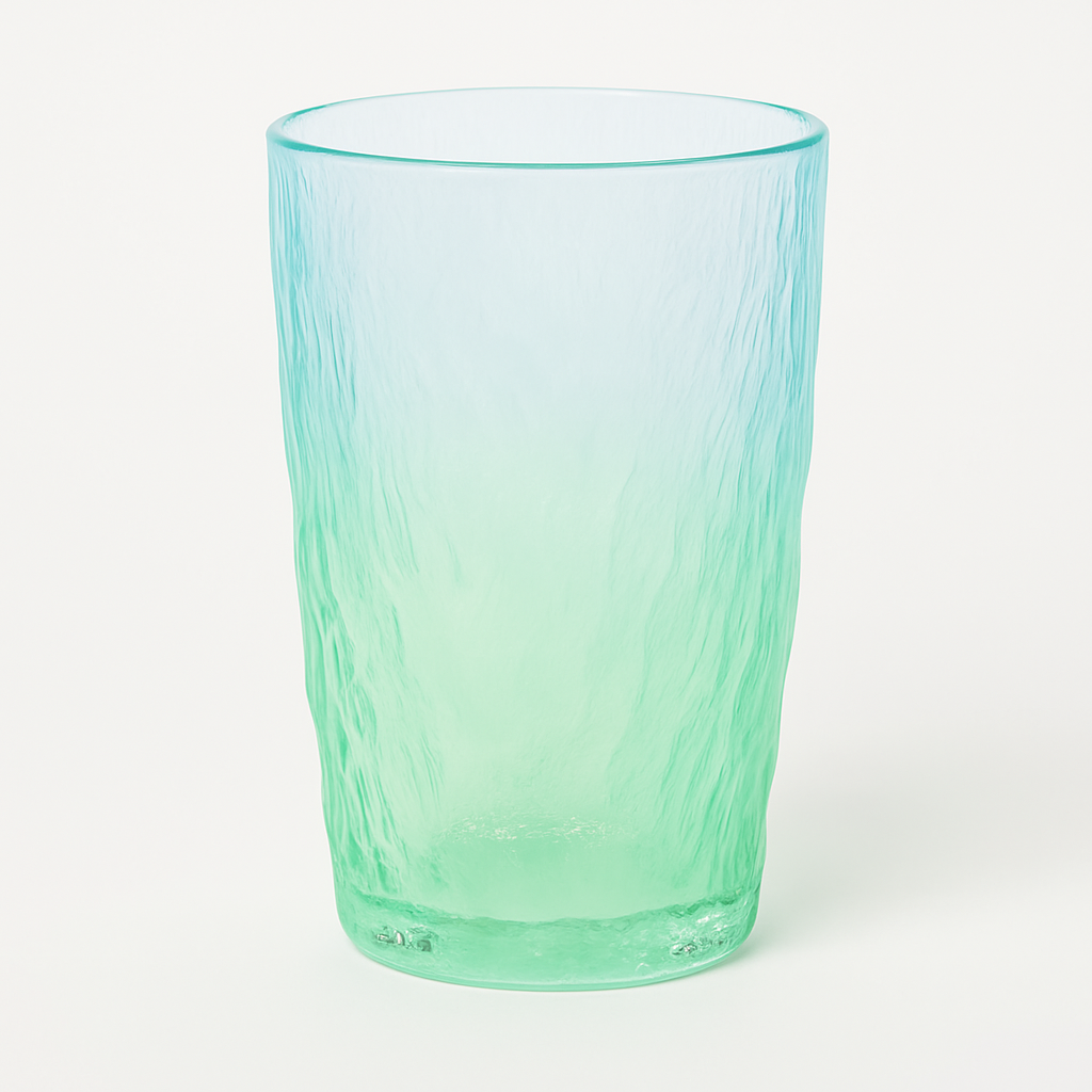 Ocean Mist Wave Glass - Set of 6