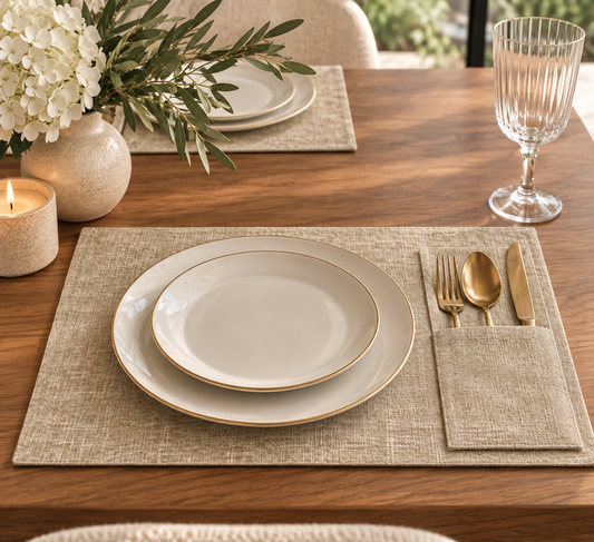 Rectangular Woven Placemat - Set of 6
