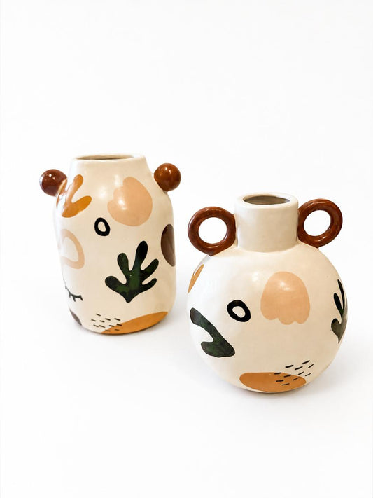 Abstract Artistic Ceramic Vase Set