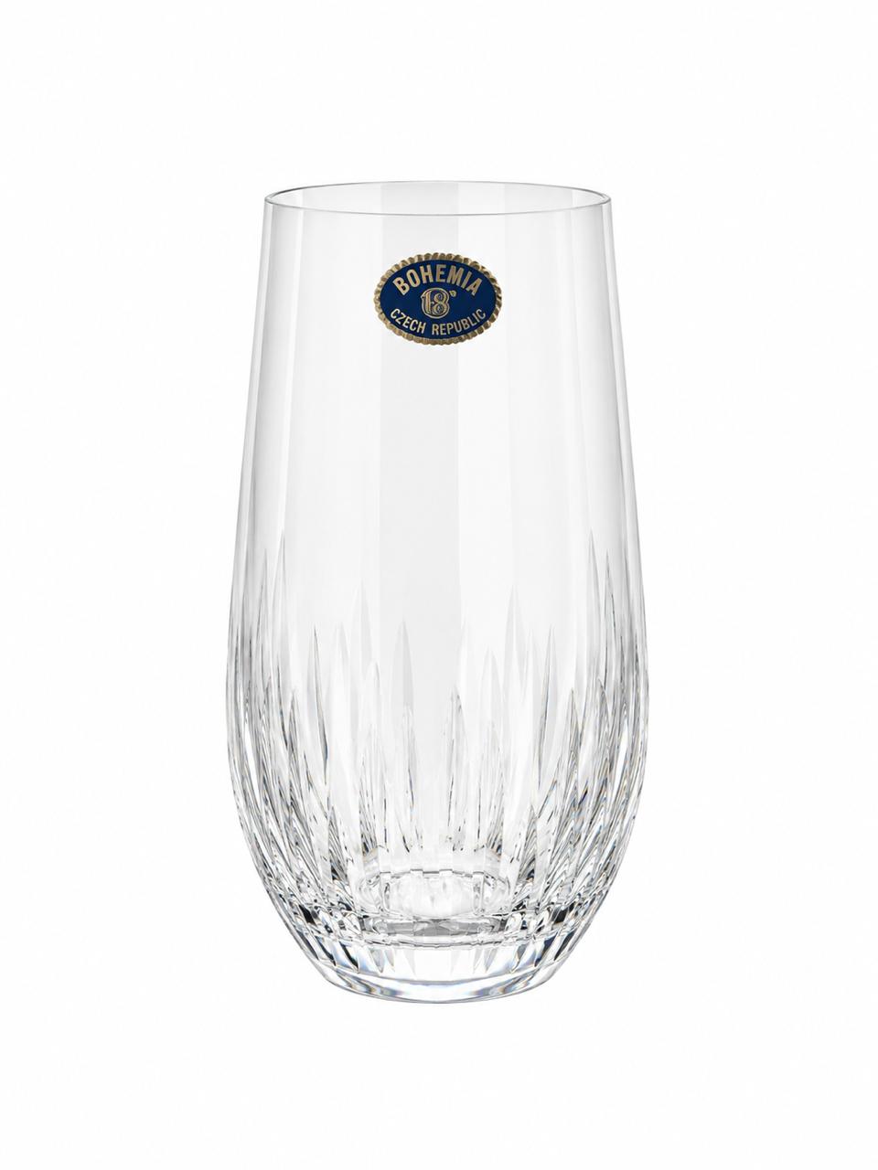 Bohemia Crystal Decorative Glass Vase - Set of 6 (5800ML)