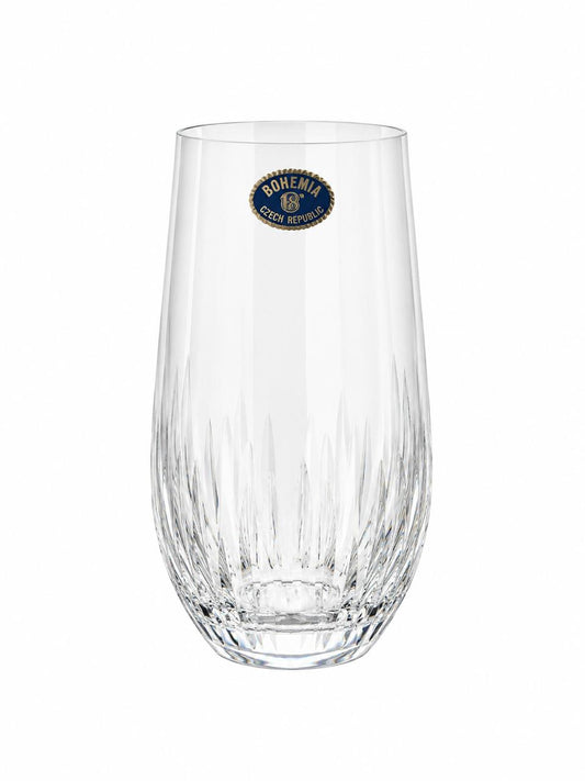 Bohemia Crystal Decorative Glass Vase - Set of 6 (5800ML)