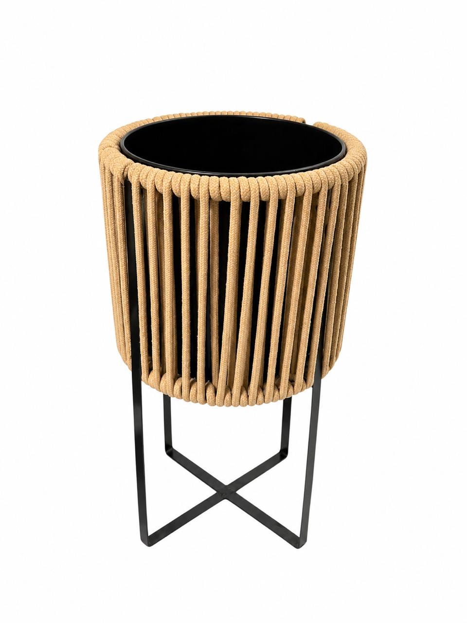 Modern Rope Planter Stand - 50 cm