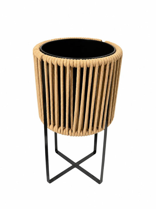 Modern Rope Planter Stand - 50 cm