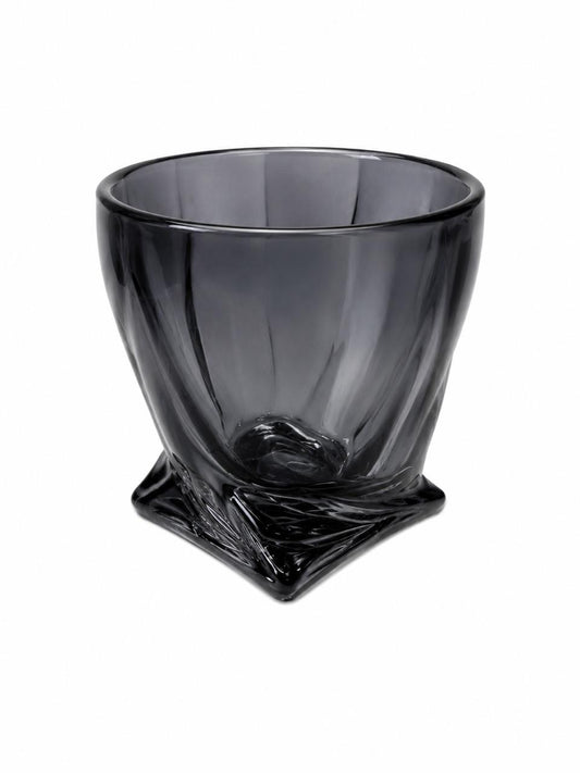 Modern Smoked Glass Decorative - Set of 6