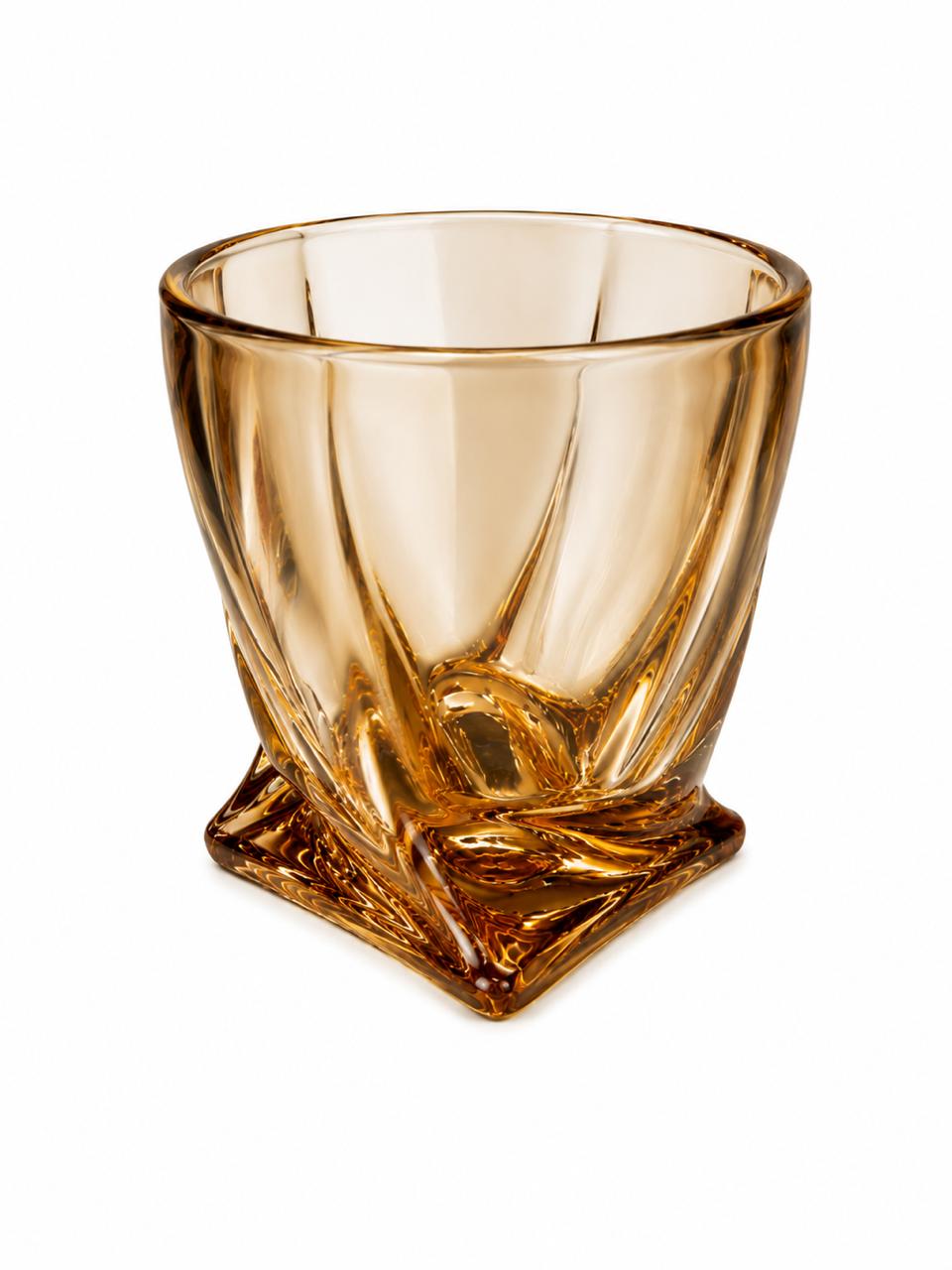 Modern Smoked Glass Decorative - Set of 6