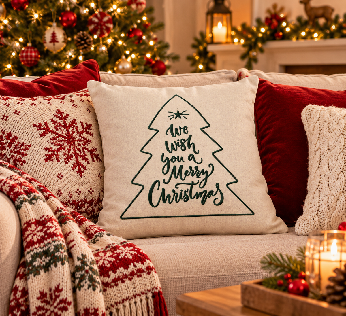 Festive Pillow
