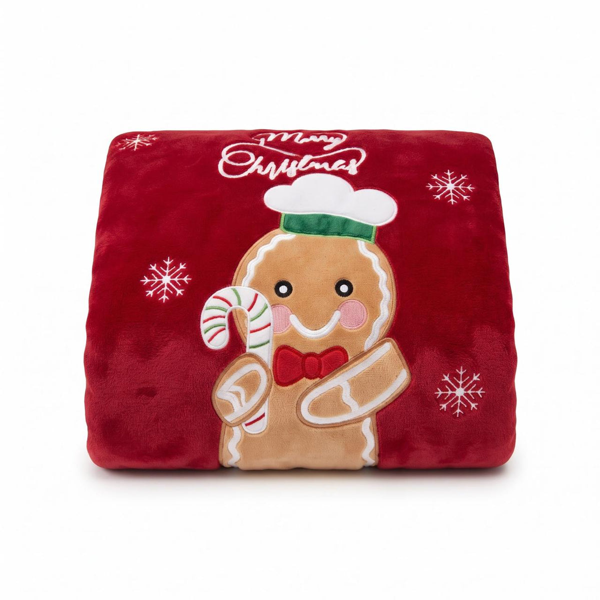 Holiday Throw on white background