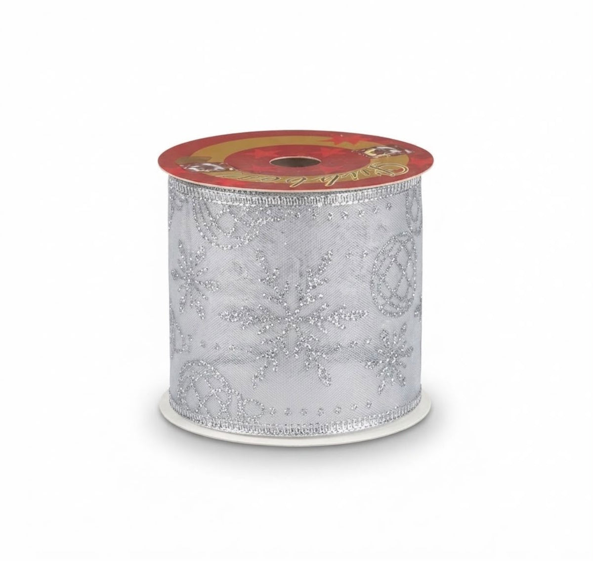 Seasonal Ribbon on white background
