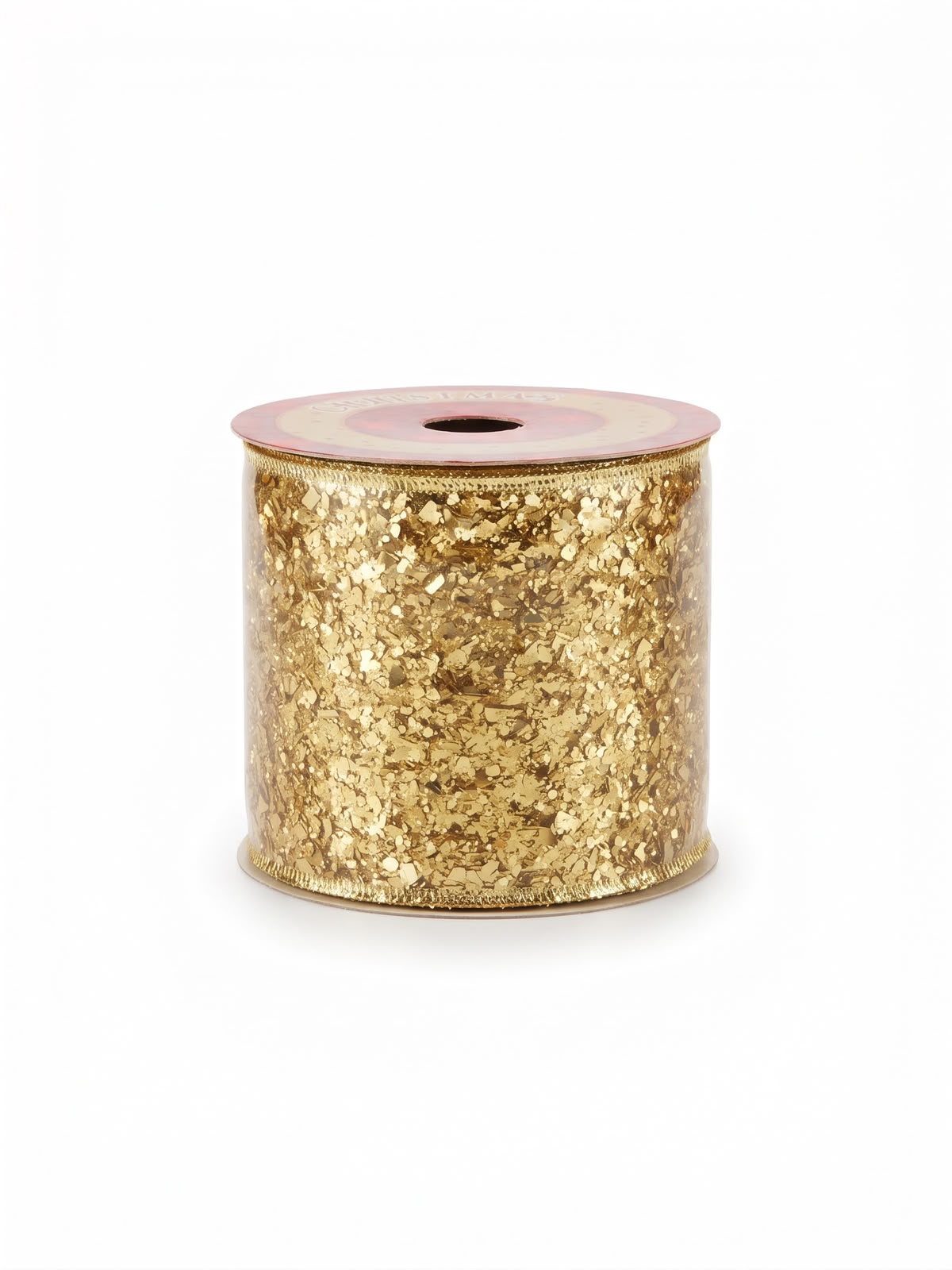 Gleaming Ribbon on white background