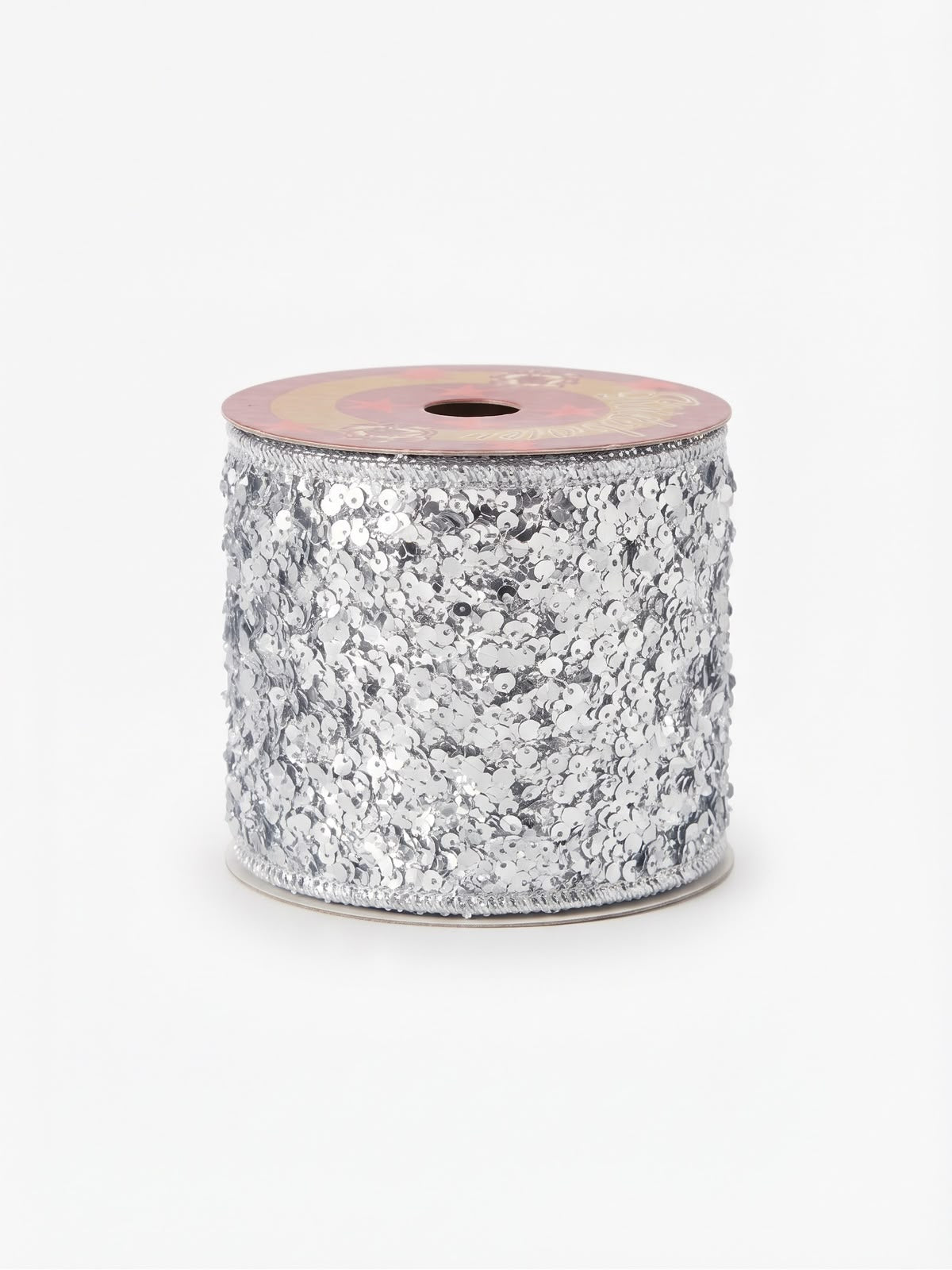 Sparkling Ribbon on white background